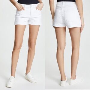 FINAL PRICE NEW Paige Optic White Jimmy Jimmy Cuff Shorts 31